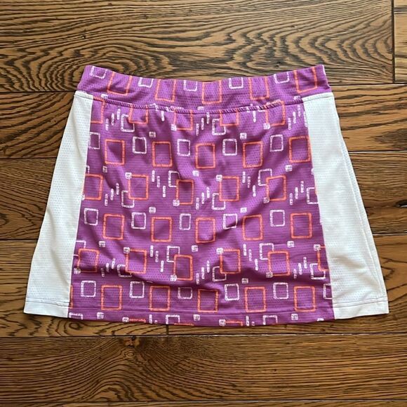 Callaway Purple Geometric Golf Skirt size M C16 - Picture 4 of 4